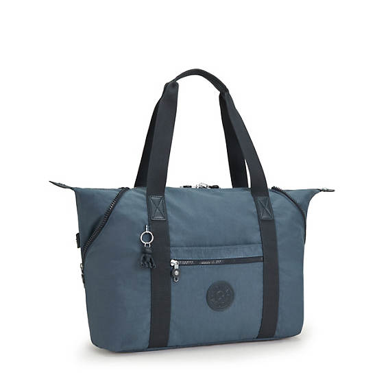 Kipling Art Medium Iconic Tote Tassen Donkerblauw Grijs | België 1448YX